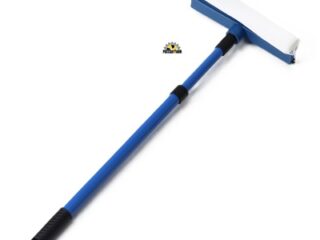 Щётка для окон Доляна, телескопическая ручка 49(75) см.,