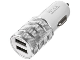 Автомобильное зарядное устройство, 2 USB, 2.1 А/1 А, МИКС 5402351