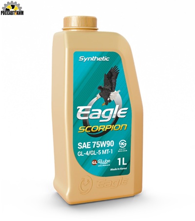 Масло трансмиссионное EAGLE SCORPION Gear SYNTHETIC Oil 75W90 API GL-4/GL-5 1L