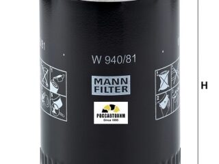 Фильтр масляный MANN W940/81