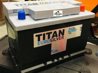 АКБ ТИТАН EURO SILVER  6СТ-76.0 76 А/ч о/п