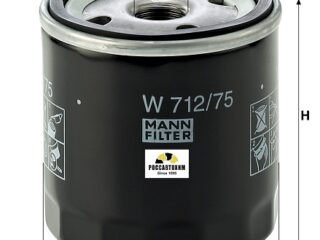 Фильтр масляный MANN W712/75