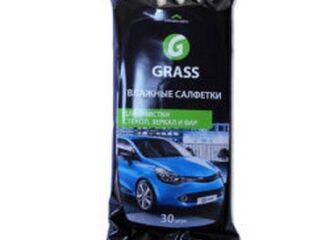 Салфетка влаж. GRASS  для стекол, зеркал, фар IT-0313