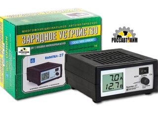 Зарядное устройство "Вымпел-27" (автомат 0-7А,14, 1/14, 8/16В, сегментный ЖК инд.)