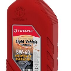 Масло моторное TOTACHI NIRO LV Synthetic 5W40 SP/SN/CF, A3/B4 синт. 1л