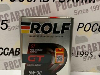 Масло моторное Rolf GT 5W30 API C3 SN/CF синт. 4л. Арт. пр-ля: 322228
