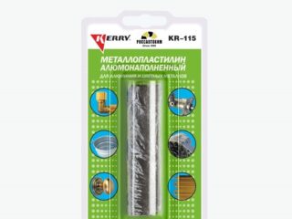 Холодная сварка KERRY KR-115, 60 г  ДЛЯ АЛЮМ. И ЦВЕТ.МЕТ.