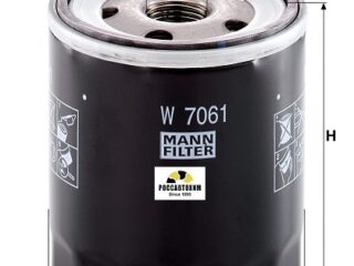 Фильтр масляный MANN W7061