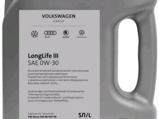Масло моторное Volkswagen LongLife III 0W30 5л
