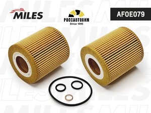 Фильтр масляный (вставка) MILES AFOE079