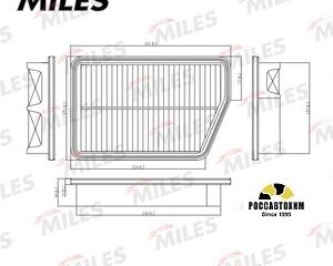 Фильтр воздушный MILES AFAI304