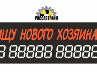 Наклейка Ищу нового хозяина (цветная) 2-184-007