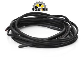 Защитный молдинг дверей TORSO, длина 5 м, черный 2816129