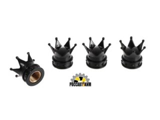 Колпачок на вентиль, TORSO, корона, набор 4 шт 7943665