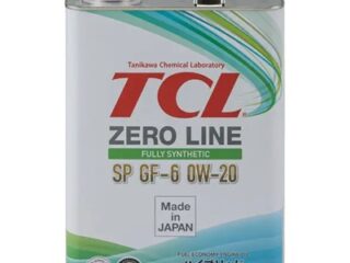 Масло моторное TCL Zero Line Fully Synth, Fuel Economy, SP, GF-6, 0W20, 4л