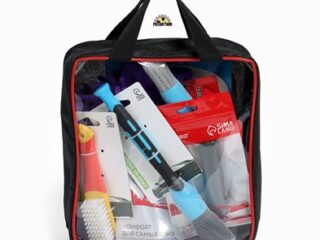 Набор автомобилиста для чистки салона, 9 предметов