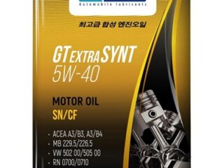 Масло моторное GT OIL Extra Synt SAE 5W-40 API SN/CF 4 л