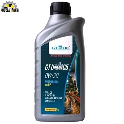 Масло моторное GT OIL Urban C5 SAE 0W-20 API SP 1 л