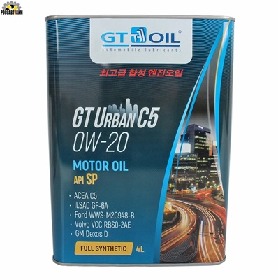 Масло моторное GT OIL Urban C5 SAE 0W-20 API SP 4 л