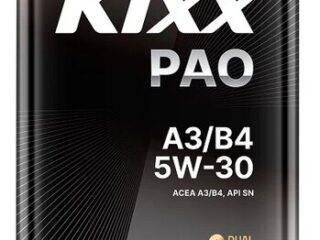 Масло моторное KIXX PAO 5W30 SN, A3/B4 синт. 4л New