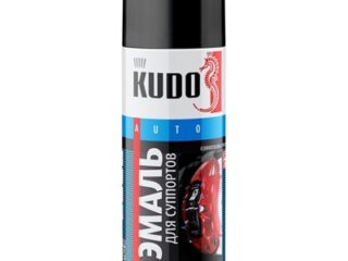 Краска аэрозоль "KUDO" для суппортов черная (520 мл) KU-5214