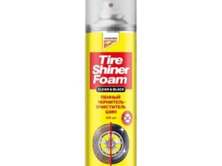 Пенный очиститель-чернитель шин Kangaroo Tire Shiner Clean&Black, 650 мл