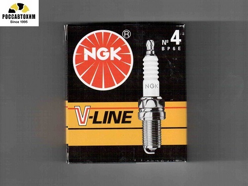 Свечи NGK №4 V-Line BP6E (ВАЗ 2101-08) к-т карб.
