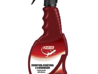 Полироль пластика 3ton ТН-650 с силиконом  PLASTIC POLISH 550мл