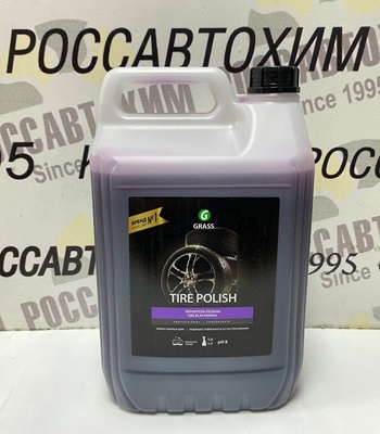 Чернитель-полироль шин GRASS "Tire Polish" 5,5кг (канистра)