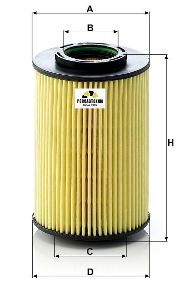 Фильтр масляный MANN HU822/5x