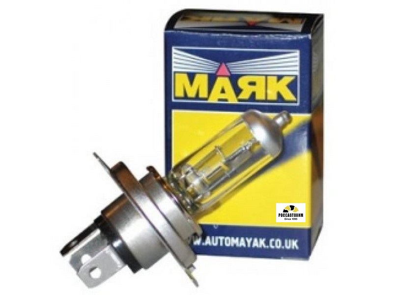 Лампа МАЯК H4 60/55W 12V, P43t, 52420