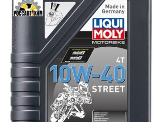 Масло моторное LIQUI MOLY Motorbike 4T Street 10W40 1л 7609/1521 (SN+,MA2,НС-синт)