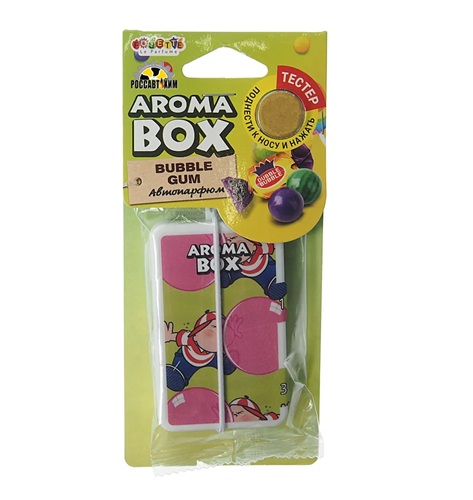 535 Ароматизатор- подвеска " AROMA BOX" (20гр) Bubble Gum