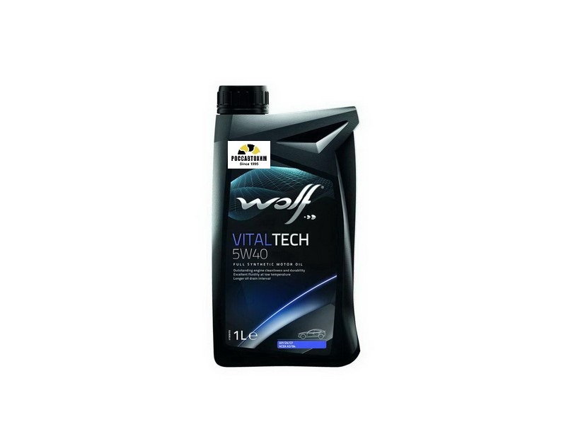 Масло моторное WOLF 5w40 Vitaltech 1л