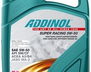 Масло моторное ADDINOL Super Racing 5W50 SM/CF, A3/B4 синт. 4л