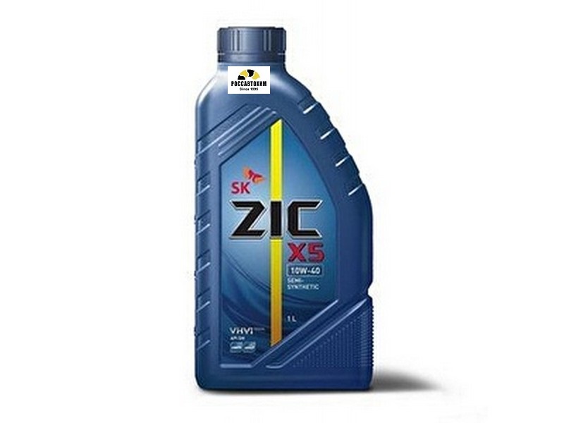 Масло моторное ZIC X5 10W40 1л п/с