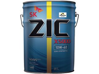 Масло моторное ZIC X5 (5000) 10W40 20л п/с  Дизель