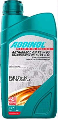 Масло трансмиссионное ADDINOL Getriebeol GH 75W90 GL-4/5 синт. 1л