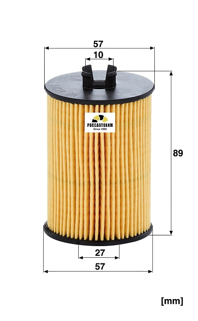 Фильтр масляный MANN HU 612/1x