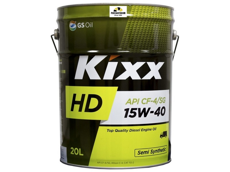 Масло моторное KIXX HD 15W40 CF-4/SG п/с 20л