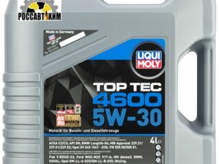 Масло моторное LIQUI MOLY Top Tec 4600 5W30 4л 3763 (SN,C2/C3,HC-синт)