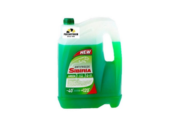 Антифриз SIBIRIA - 40 зеленый, 5кг /800214/
