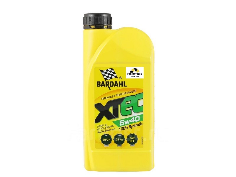 Масло моторное BARDAHL 36341 5W40 XTEC SN/CF 1L (синт.)