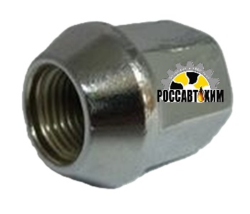 Гайка 1/2" колесная открыт (S=19, L=25мм, хром) 19690