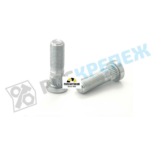 Шпилька M12*61,5/26,5*1,25 колесная lada niva, chevrolet niva (передняя) 25624
