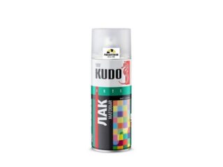 Лак акриловый "KUDO" (520 мл) (универсальный, матовый ) (аэрозоль) KU-9004