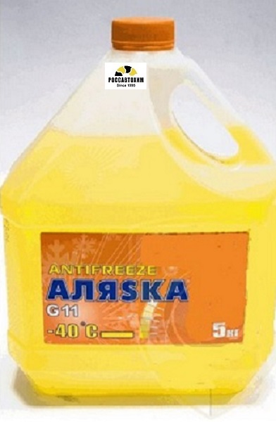Антифриз Аляска -40 G11 yellow 5кг