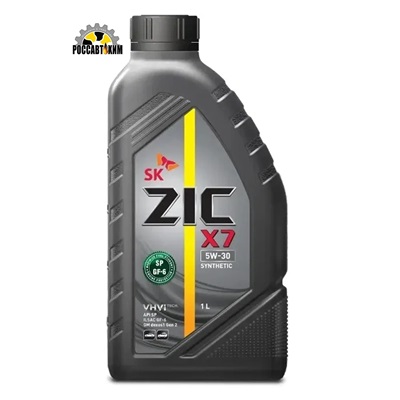 Масло моторное ZIC X7 5W30 1л (синт) API SP ILSAC GF-6 GM dexos1 Gen 2