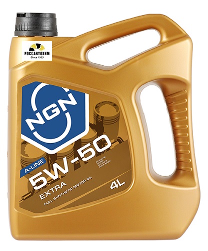 Масло моторное NGN A-Line 5W-50 EXTRA SN/CF 4л V272085303