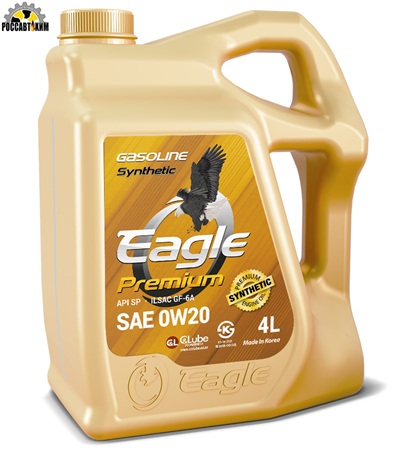 Масло моторное EAGLE PREMIUM Gasoline 100% SYN. 0W20 API SP 4L